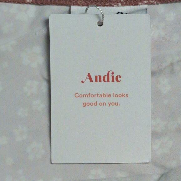 Andie The Sarong Bottom Ditsy Floral Rose Swimwear Bathing Suit Size S New - Picture 6 of 10